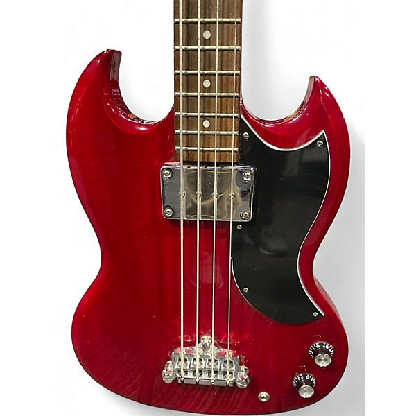 Used Epiphone SG  Red Electric Bass Guitar