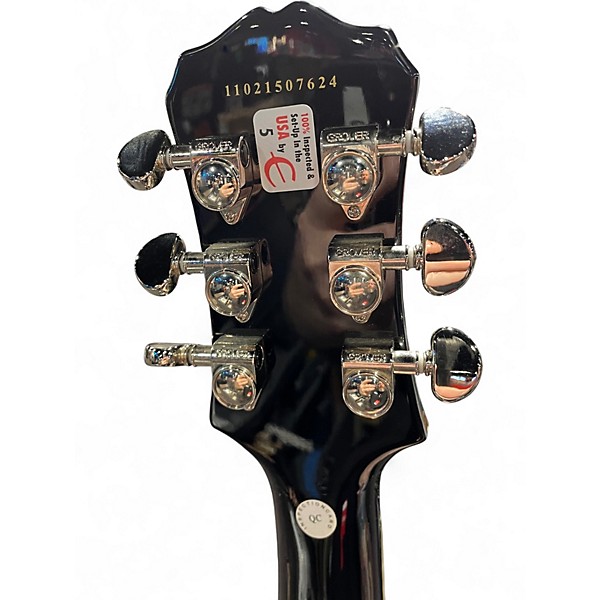 Used Epiphone Les Paul Standard Black Solid Body Electric Guitar