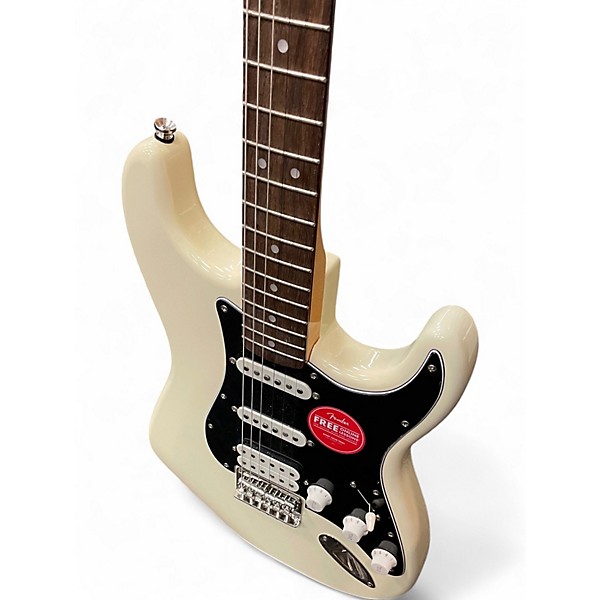 Used 2025 Squier CLASSIC VIBE 70'S HSS STRATOCASTER Olympic White Solid Body Electric Guitar