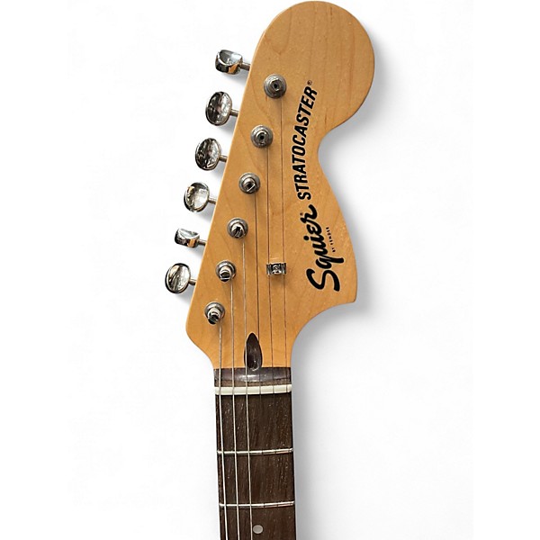 Used 2025 Squier CLASSIC VIBE 70'S HSS STRATOCASTER Olympic White Solid Body Electric Guitar