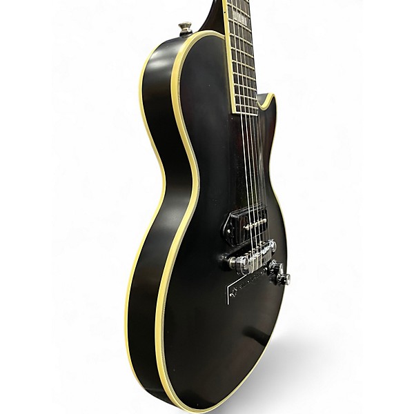 Used 2019 Epiphone Jared James Nichols "Old Glory" Les Paul Custom Black Aged Gloss Solid Body Electric Guitar