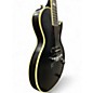 Used 2019 Epiphone Jared James Nichols "Old Glory" Les Paul Custom Black Aged Gloss Solid Body Electric Guitar