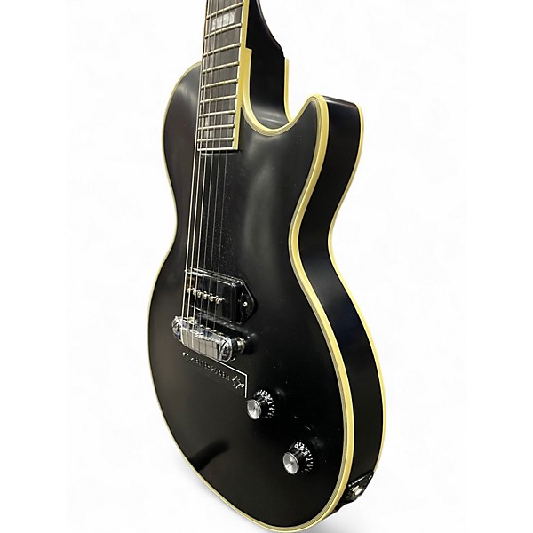 Used 2019 Epiphone Jared James Nichols "Old Glory" Les Paul Custom Black Aged Gloss Solid Body Electric Guitar