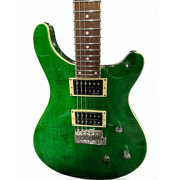 Used Harley Benton CST-24 Trans Green Solid Body Electric Guitar