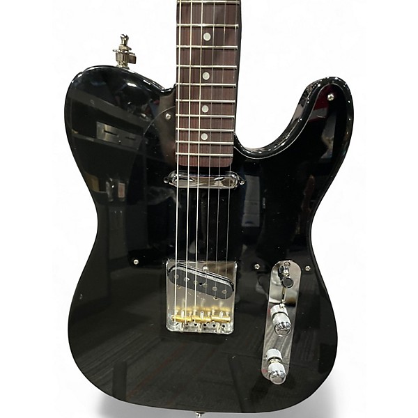 Used Partscaster t-type Black Solid Body Electric Guitar