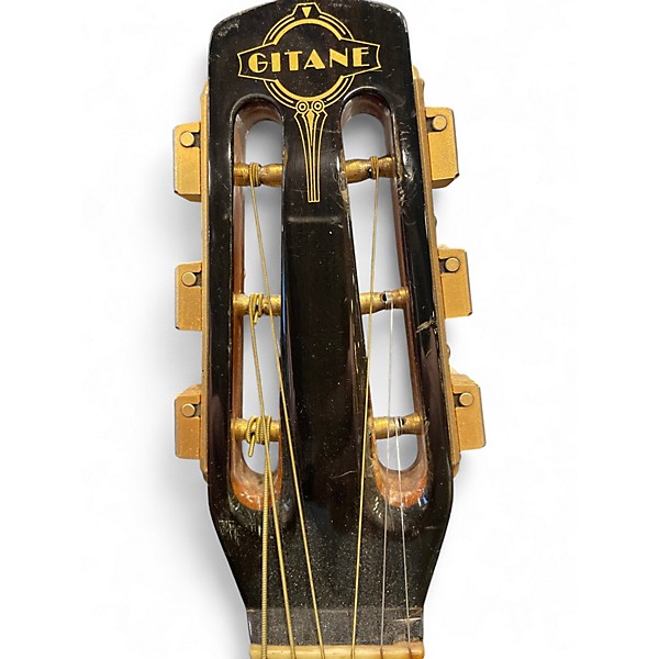 Vintage 1980s Gitane DG-255 Antique Natural Acoustic Electric Guitar