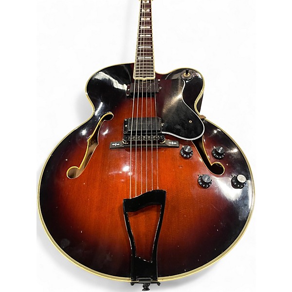 Used 1991 Epiphone Emporer Vintage Sunburst Hollow Body Electric Guitar