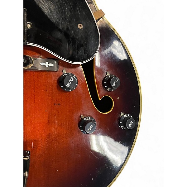 Used 1991 Epiphone Emporer Vintage Sunburst Hollow Body Electric Guitar