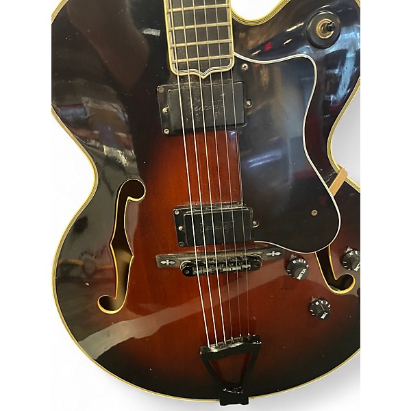 Used 1991 Epiphone Emporer Vintage Sunburst Hollow Body Electric Guitar
