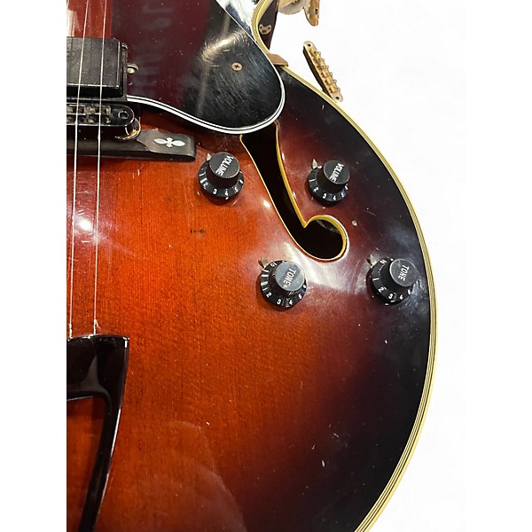 Used 1991 Epiphone Emporer Vintage Sunburst Hollow Body Electric Guitar