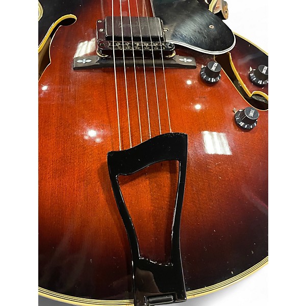 Used 1991 Epiphone Emporer Vintage Sunburst Hollow Body Electric Guitar