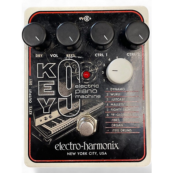 Used Electro-Harmonix Key9 Electric Piano Machine Effect Pedal