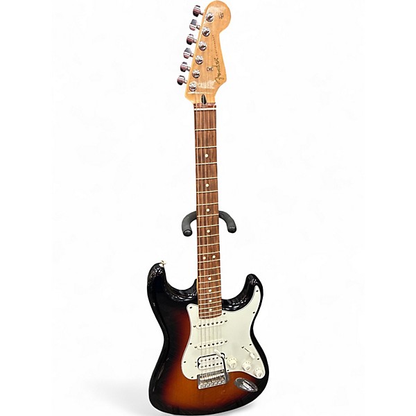 Used Fender MIM Stratocaster Sunburst Solid Body Electric Guitar