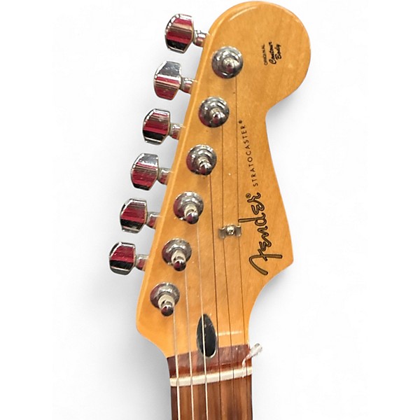 Used Fender MIM Stratocaster Sunburst Solid Body Electric Guitar