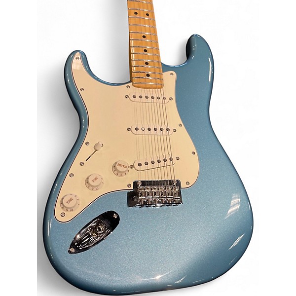 Used Fender Player Stratocaster LH BLUE Solid Body Electric Guitar