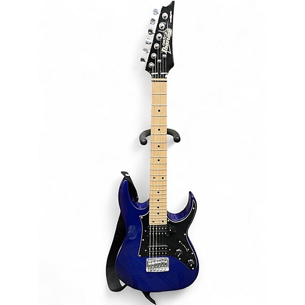 Used Ibanez MIKRO GIO ELECTRIC BLUE Solid Body Electric Guitar