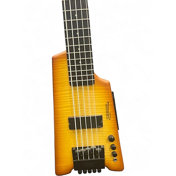 Used Steinberger SYNAPSE  Orange Electric Bass Guitar