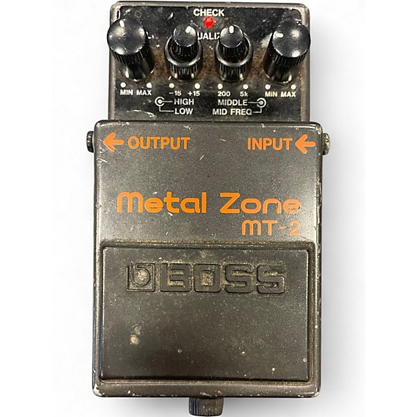 Used BOSS MT2 Metal Zone Distortion Effect Pedal