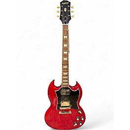 Used Epiphone SG Standard Red Solid Body Electric Guitar