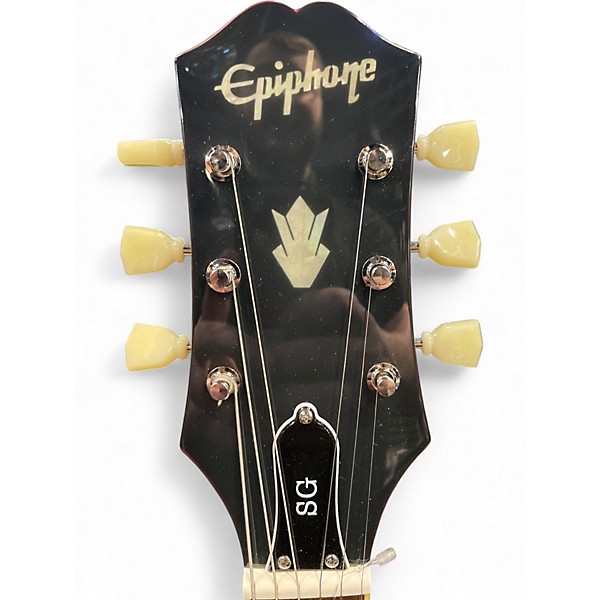 Used Epiphone SG Standard Red Solid Body Electric Guitar