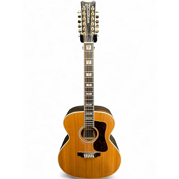 Vintage 1980 Hohner HG731 Natural 12 String Acoustic Guitar