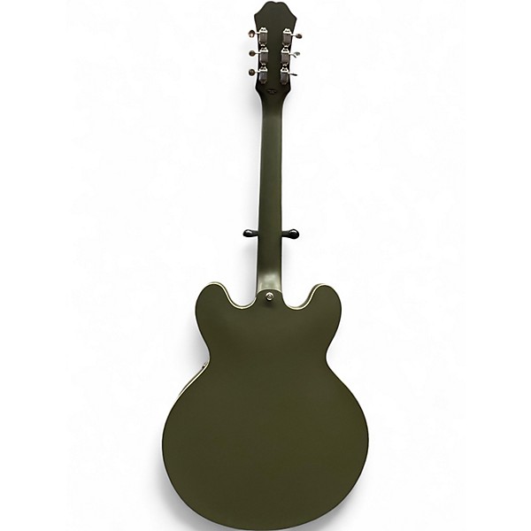 Used Epiphone Casino Worn Royal Olive Hollow Body Electric Guitar