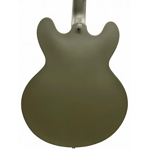 Used Epiphone Casino Worn Royal Olive Hollow Body Electric Guitar