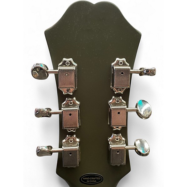 Used Epiphone Casino Worn Royal Olive Hollow Body Electric Guitar