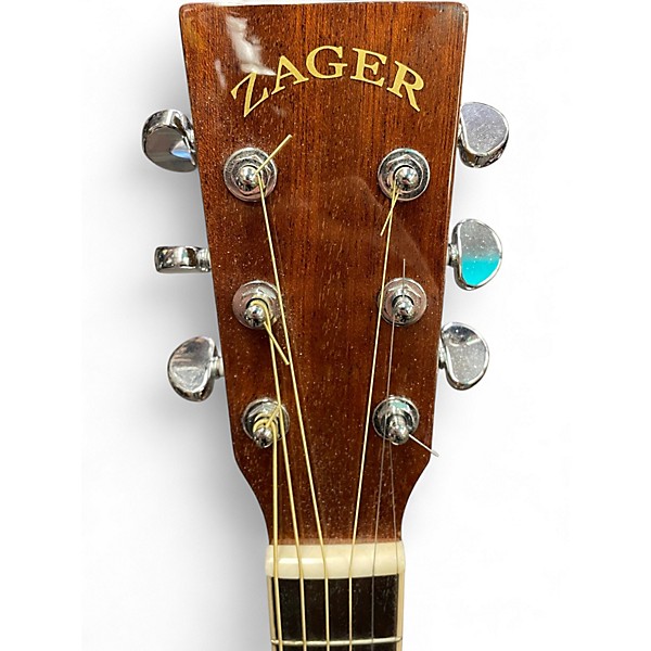 Used Zager ZAD-50CEOM Natural Acoustic Electric Guitar
