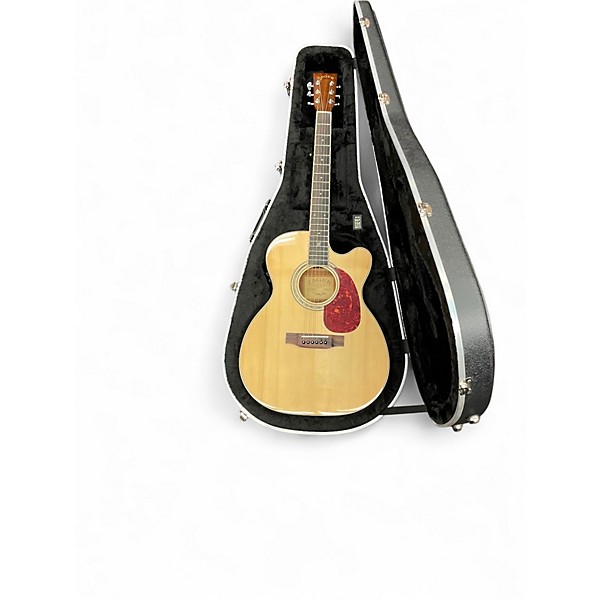 Used Zager ZAD-50CEOM Natural Acoustic Electric Guitar