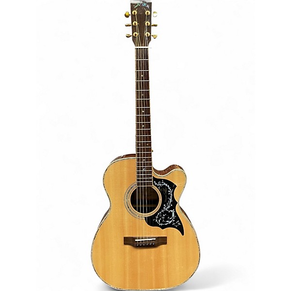 Used Zager ZAD-9000MCE Natural Acoustic Electric Guitar