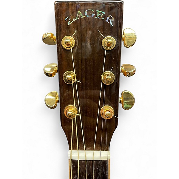 Used Zager ZAD-9000MCE Natural Acoustic Electric Guitar