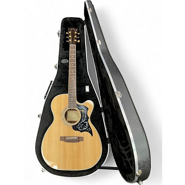 Used Zager ZAD-9000MCE Natural Acoustic Electric Guitar