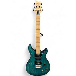 Used PRS SE Swamp Ash Special Iri Blue Solid Body Electric Guitar