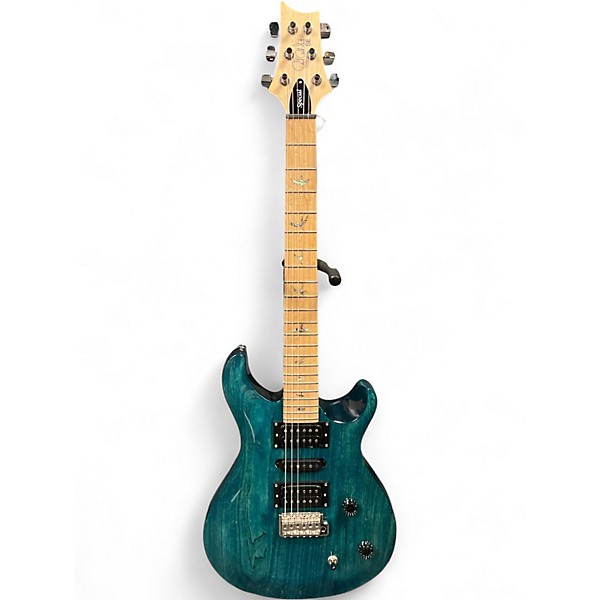 Used PRS SE Swamp Ash Special Iri Blue Solid Body Electric Guitar