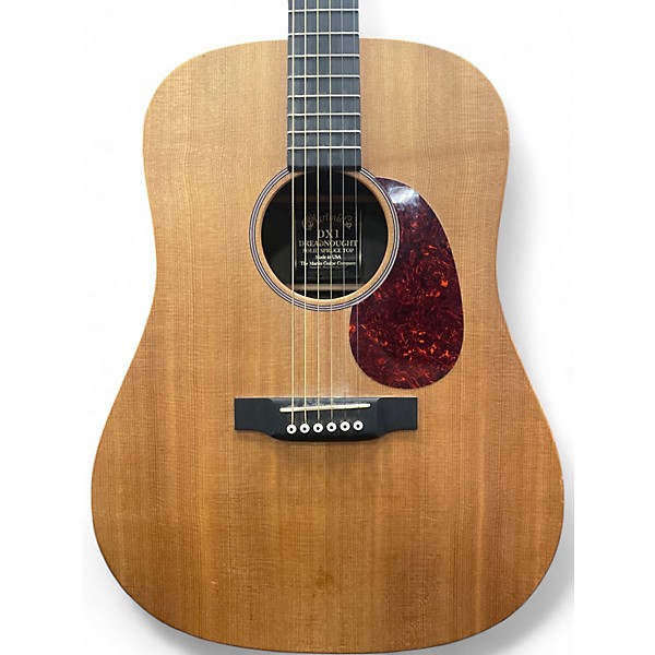 Used 2002 Martin DX1 Natural Acoustic Guitar