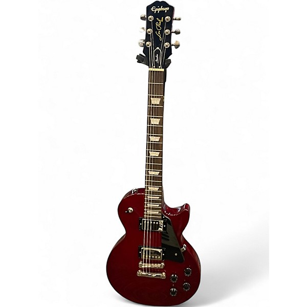Used Epiphone Les Paul Studio Wine Red Solid Body Electric Guitar