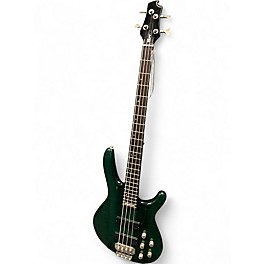 Used Cort Artisan 5 String Bass Green Electric Bass Guitar