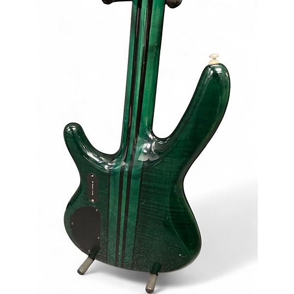 Used Cort Artisan 5 String Bass Green Electric Bass Guitar