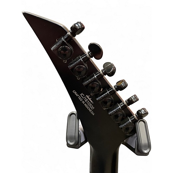Used Jackson Pro Series King V KVT Gloss Black Solid Body Electric Guitar