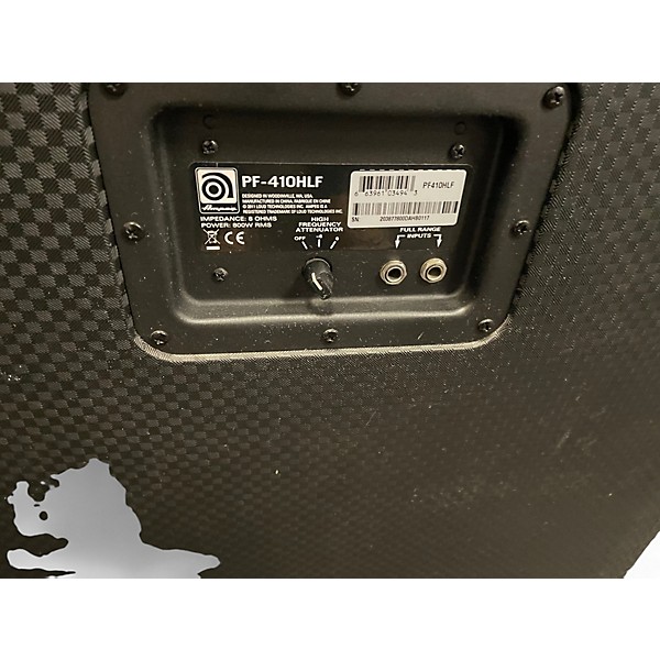Used Ampeg PF410HLF Portaflex 4x10 800W Bass Cabinet
