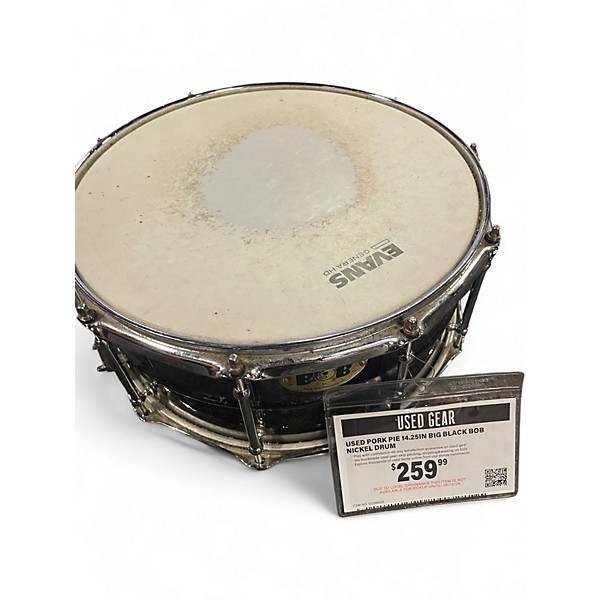 Used Pork Pie 14.25in BIG BLACK BOB NICKEL Drum