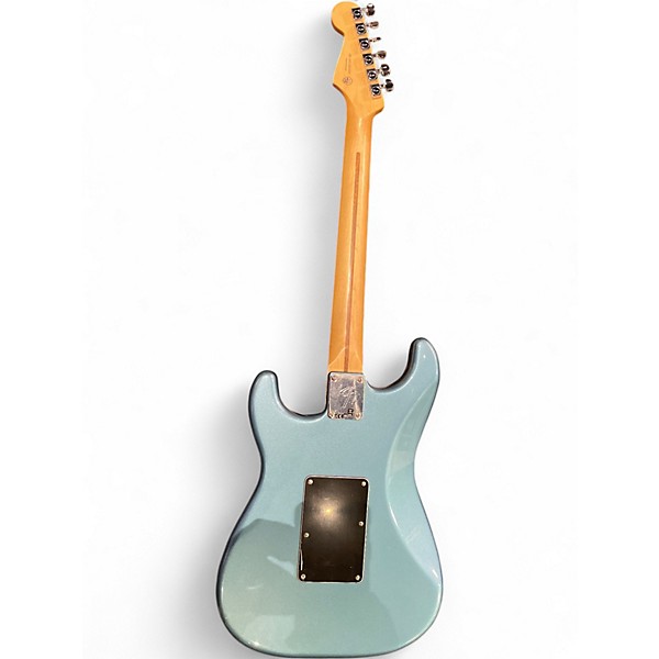 Used Fender Player Stratocaster MIM HSS 75th Anniversary w/ Floyd Rose Lake Placid Blue Solid Body Electric Guitar