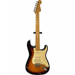 Used Fender Standard Stratocaster HSS 3 Tone Sunburst Solid Body Electric Guitar