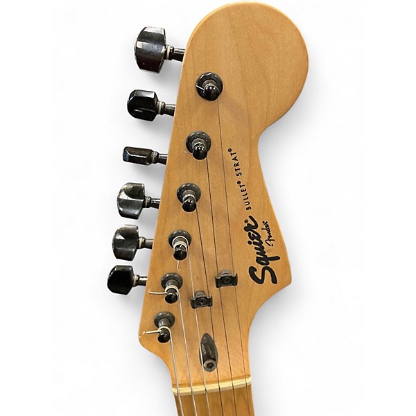 Used Squier Bullet Stratocaster Apple Green Solid Body Electric Guitar