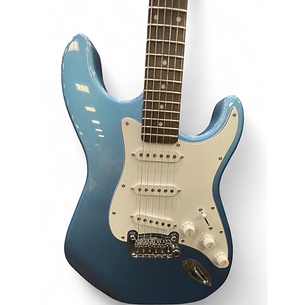 Used G&L Tribute Legacy Blue Solid Body Electric Guitar