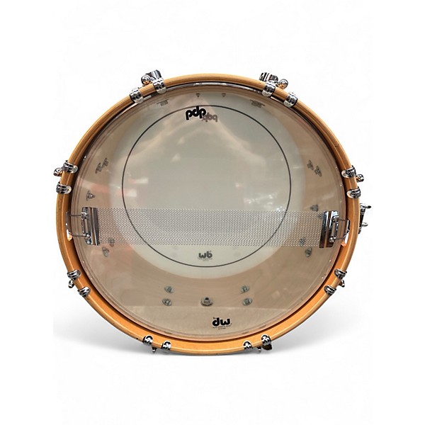 Used PDP by DW 14X6.5 Concept Series Snare Natural Walnut Drum