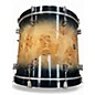 Used PDP by DW 4 Piece Limited Edition Concept Maple Mapa Burl to Black Burst  Drum Kit