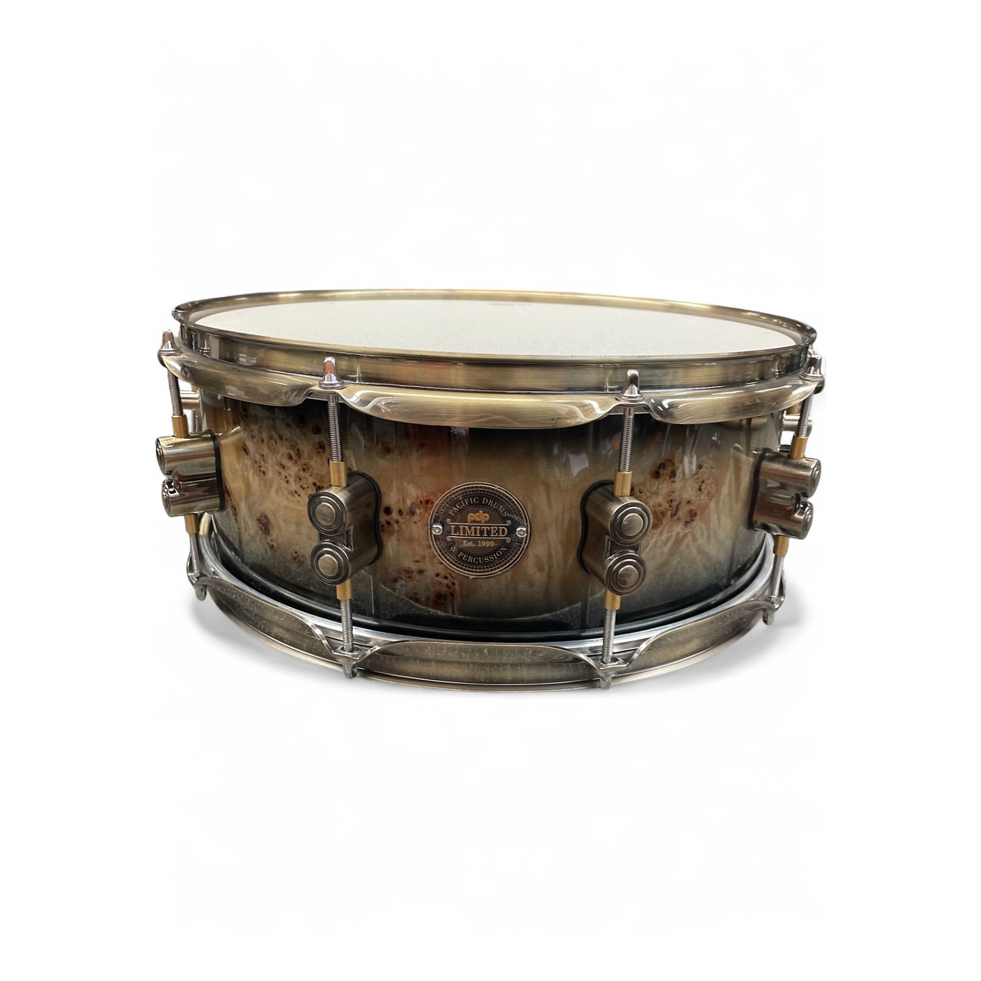 パーカッション・打楽器 Drum MAP Cascara Wedge Used PDP by DW 14X5.5 Limited Edition Concept Maple Mapa Burl to