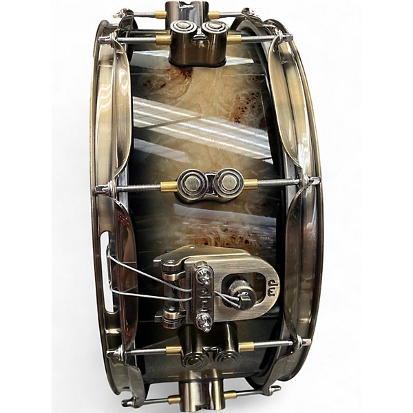 Used PDP by DW 14X5.5 Limited Edition Concept Maple Mapa Burl to Black Burst Drum
